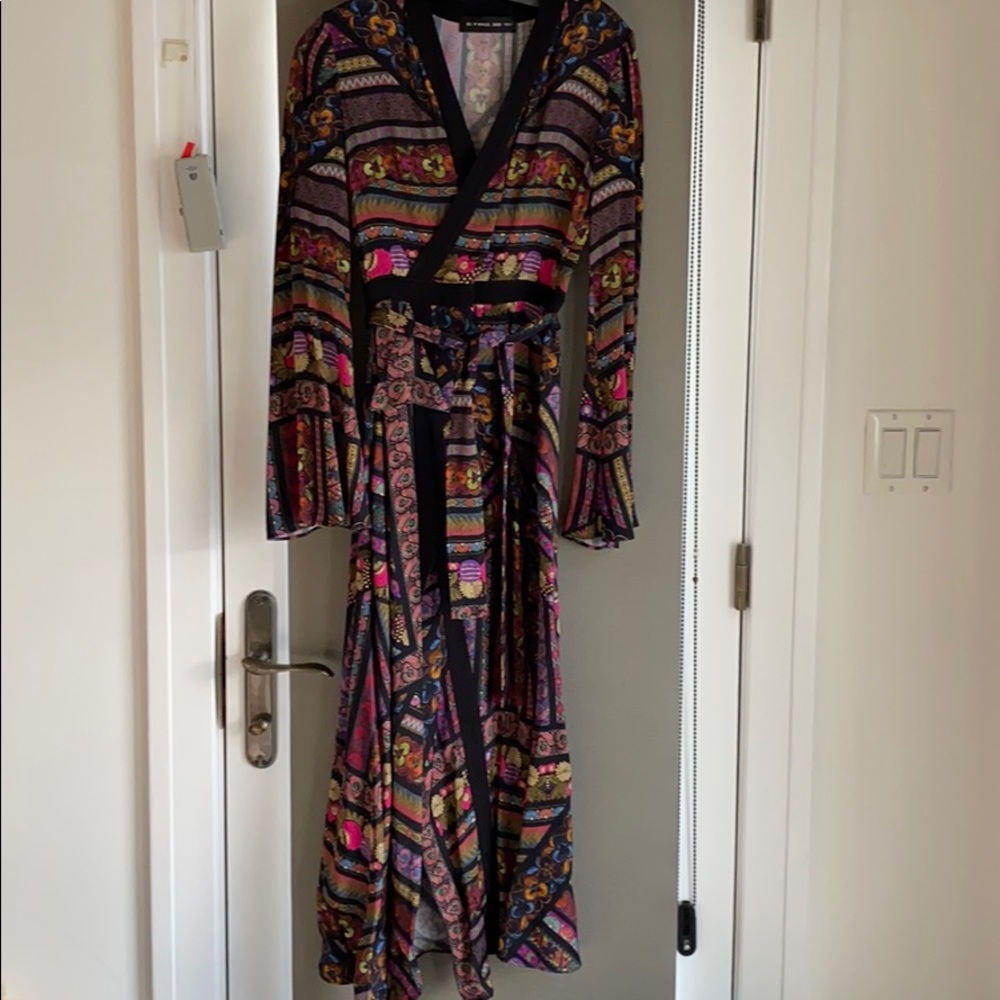 Etro wrap-effect crêpe dress, IT 38 - Picture 6 of 7
